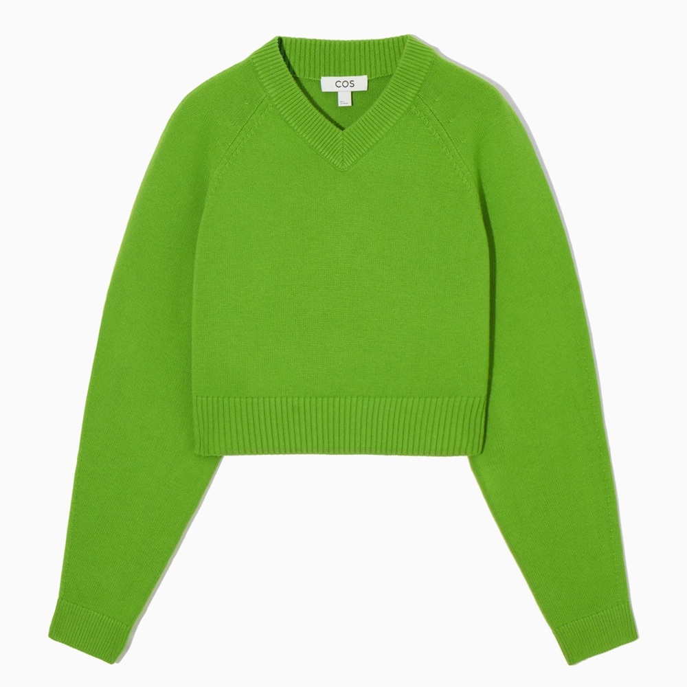 COS V-Neck Wool Sweater